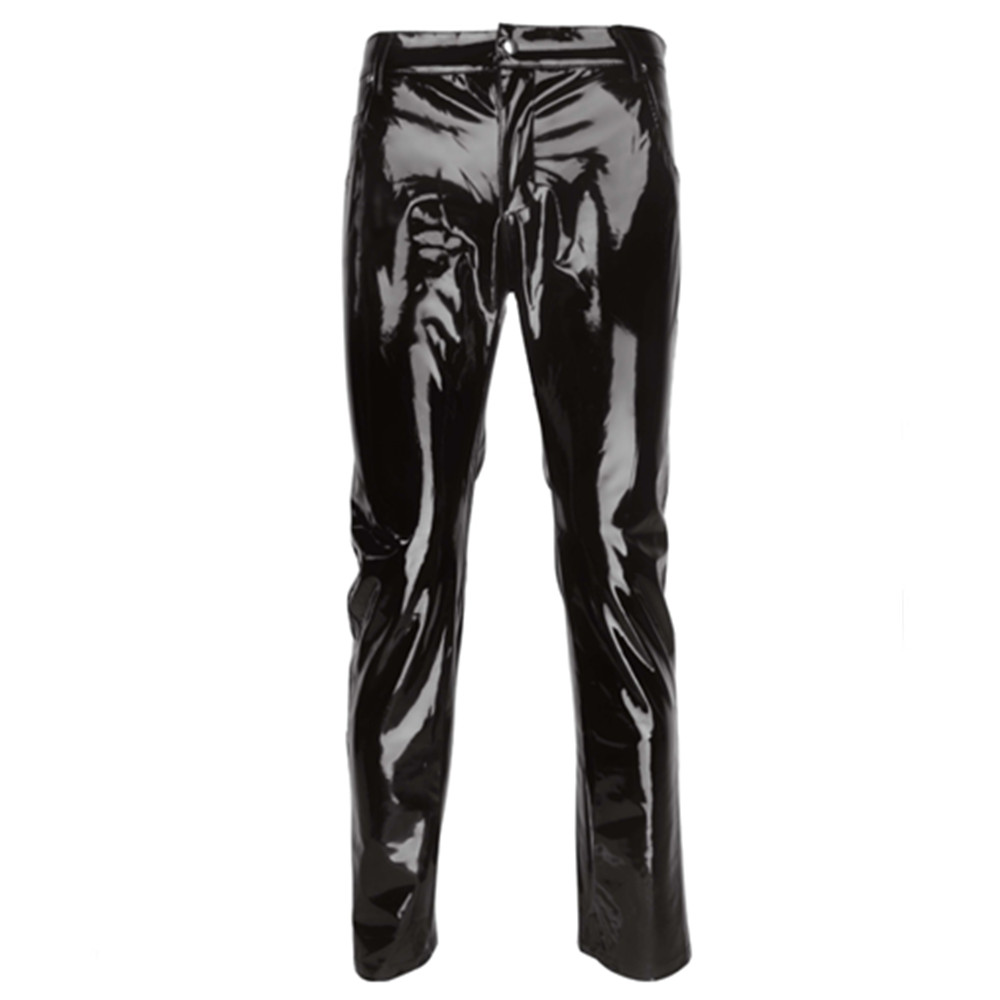 Shiny PVC Latex Trousers Men M - огляд і ціна Motorcycle Gear Mens