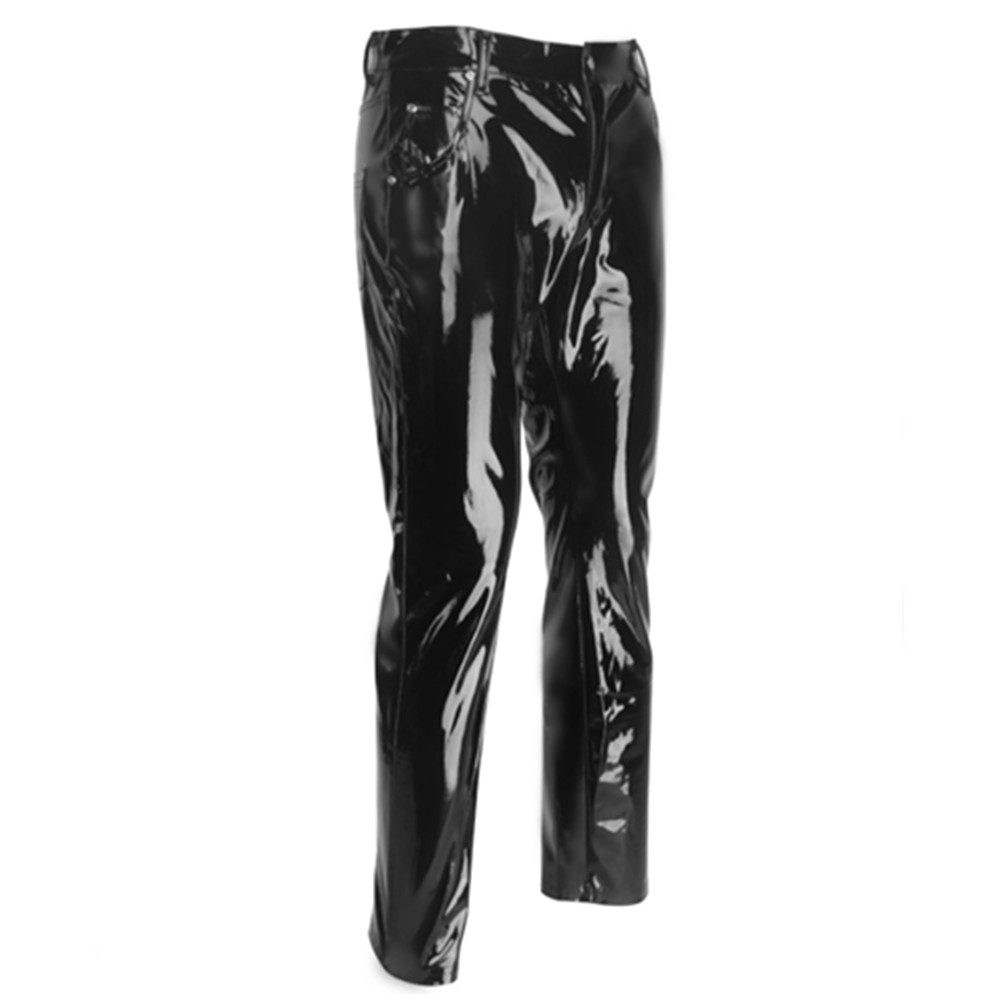Shiny PVC Latex Trousers Men M - огляд і ціна Motorcycle Gear Mens